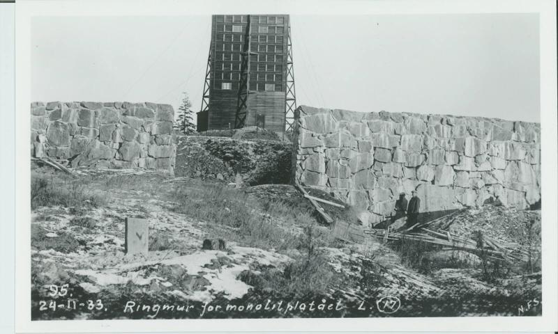 Anleggsarbeid i Vigelandsparken